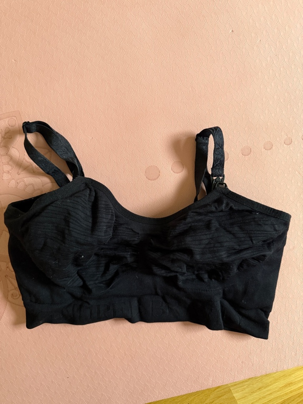 Kindred Bravely Black Seamless Nursing Bralette
